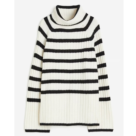 h&m Rib-knit turtleneck sweater. - Picture 1 of 3